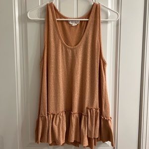 coral cheetah tank top